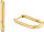 Hoop Earrings Carabiner Gold - s.Oliver Jewelry Model: 2033906