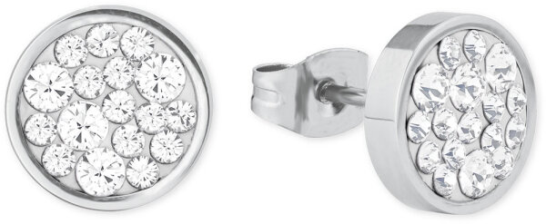 Stud Earrings with Crystals - s.Oliver Jewelry Model: 2022661
