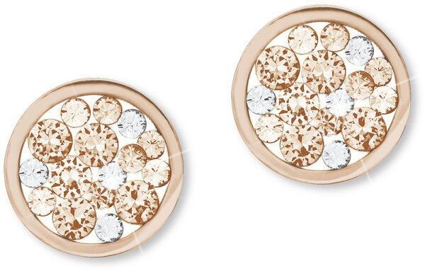 Stud Earrings with Crystals - s.Oliver Jewelry Model: 2020330