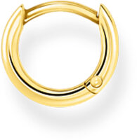 Single Hoop Earring Classic - 750 Yellow Gold Plated