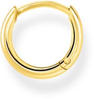 Single Hoop Earring Classic - 750 Yellow Gold Plated