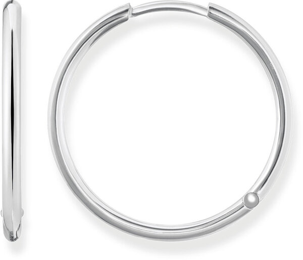 Hoops silver large - 925 sterling silver