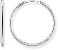 Hoops silver large - 925 sterling silver