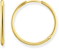 Hoops gold large - 750 yellow gold plating