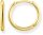 Hoops gold small - 750 yellow gold plating