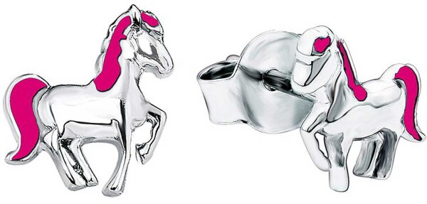 Prinzessin Lillifee 9048519 pink horse ear studs made of 925 sterling silver