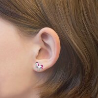 Prinzessin Lillifee 9048519 pink horse ear studs made of...