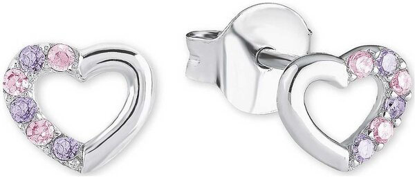 Prinzessin Lillifee 2021106 heart ear studs with a stone