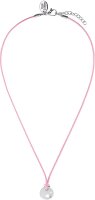 Prinzessin Lillifee 2033998 textile necklace with small hearts made of stainless steel