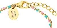 Prinzessin Lillifee 2033365 colorful bracelet with heart charms made of stainless steel