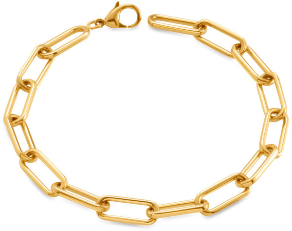 Gold-plated pure titanium bracelet - Boccia Jewelry Model: 03045-02