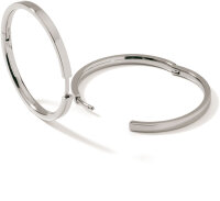 Polished pure titanium earrings - Boccia Jewelry Model:...