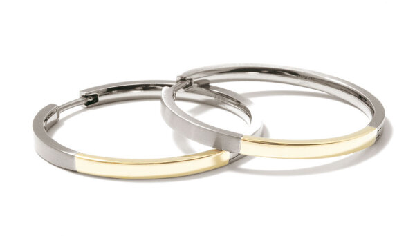 Partly gold-plated earrings - Boccia Jewelry Model: 0516-02