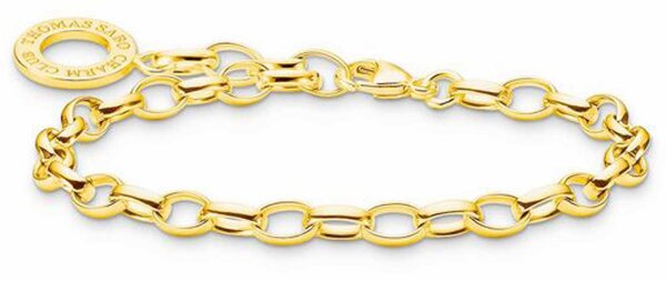 Classic charm bracelet - 750 yellow gold plating