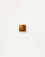 Suki single earring with gemstone - 18K gold plating