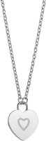 Stainless steel necklace with a heart pendant - Bering...