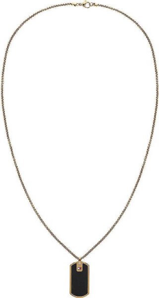 Venetian chain with a leather pendant - Tommy Hilfiger Model: 2790432