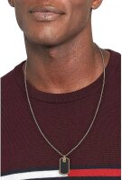 Venetian chain with a leather pendant - Tommy Hilfiger...
