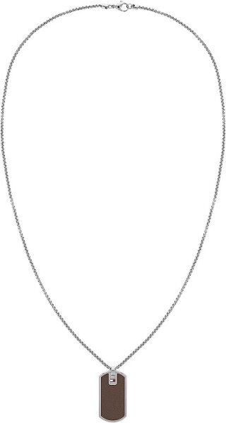 Venetian chain with a leather pendant - Tommy Hilfiger Model: 2790431