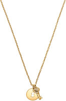 Necklace with a lock and key pendant - s.Oliver Jewelry Model: 2032602