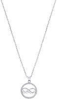Necklace with an infinity in a circle pendant - s.Oliver...