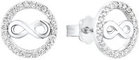 Infinity ear studs with stones - s.Oliver Jewelry Model: 2032570