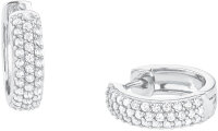 Stone-set hoops - s.Oliver Jewelry Model: 2027615