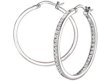 Hoops with stones - s.Oliver Jewelry Model: 2026067