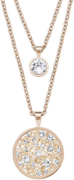 Double-layered necklace with round pendants - s.Oliver Jewelry Model: 2020328