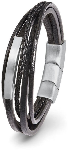 Multi-strand leather bracelet - s.Oliver Jewelry Model: 2022624