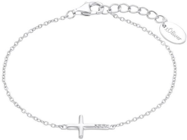 Kids bracelet with a cross pendant - s.Oliver Jewelry Model: 2035515
