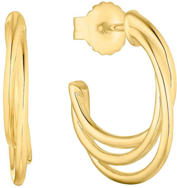 Layered hoops with a post closure - s.Oliver Jewelry Model: 2037825