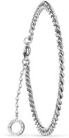 Curb chain bracelet stainless steel silver - Bering Jewelry Model: 649-17-190