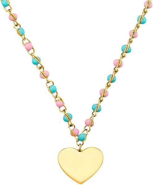Prinzessin Lillifee 2035300 colorful necklace with heart charms made of stainless steel
