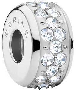 Charm made of stainless steel with stones - Bering Jewelry Model: Glow-1