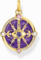Chain pendant with an eye and cosmic details - Thomas...