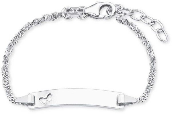 Prinzessin Lillifee 2034220 ID bracelet with a butterfly cut-out