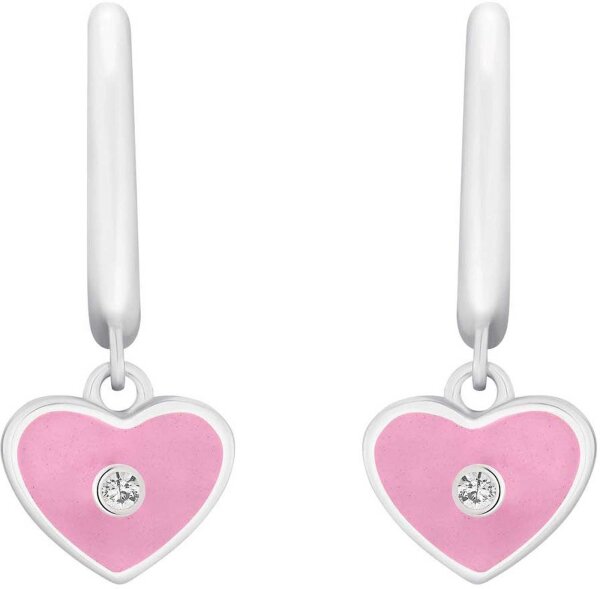 Prinzessin Lillifee 2035982 drop earrings with hearts and stones