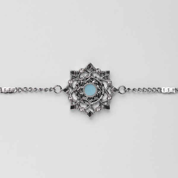 Aphonia bracelet with a snowflake pendant - Holzkern Model: Jewelry