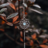 Aphonia bracelet with a snowflake pendant - Holzkern Model: Jewelry