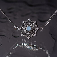 Aphonia bracelet with a snowflake pendant - Holzkern Model: Jewelry