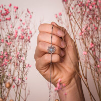 Aphonia bracelet with a snowflake pendant - Holzkern Model: Jewelry