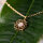 Composition necklace with a mother-of-pearl pendant - Holzkern Model: Jewelry