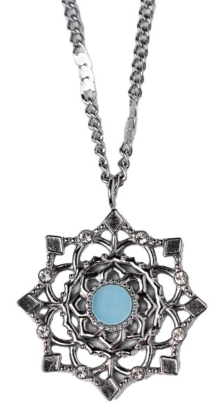 Aphonia necklace with a snowflake pendant - Holzkern Model: Jewelry