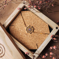 Aphonia bracelet with a snowflake pendant - Holzkern Model: Jewelry