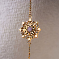 Aphonia bracelet with a snowflake pendant - Holzkern Model: Jewelry