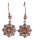 Aphonia snowflake drop earrings - Holzkern Model: Jewelry