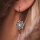 Aphonia snowflake drop earrings - Holzkern Model: Jewelry
