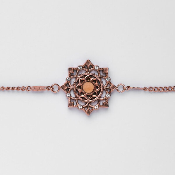 Aphonia bracelet with a snowflake pendant - Holzkern Model: Jewelry
