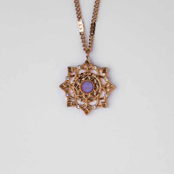 Aphonia necklace with a snowflake pendant - Holzkern Model: Jewelry